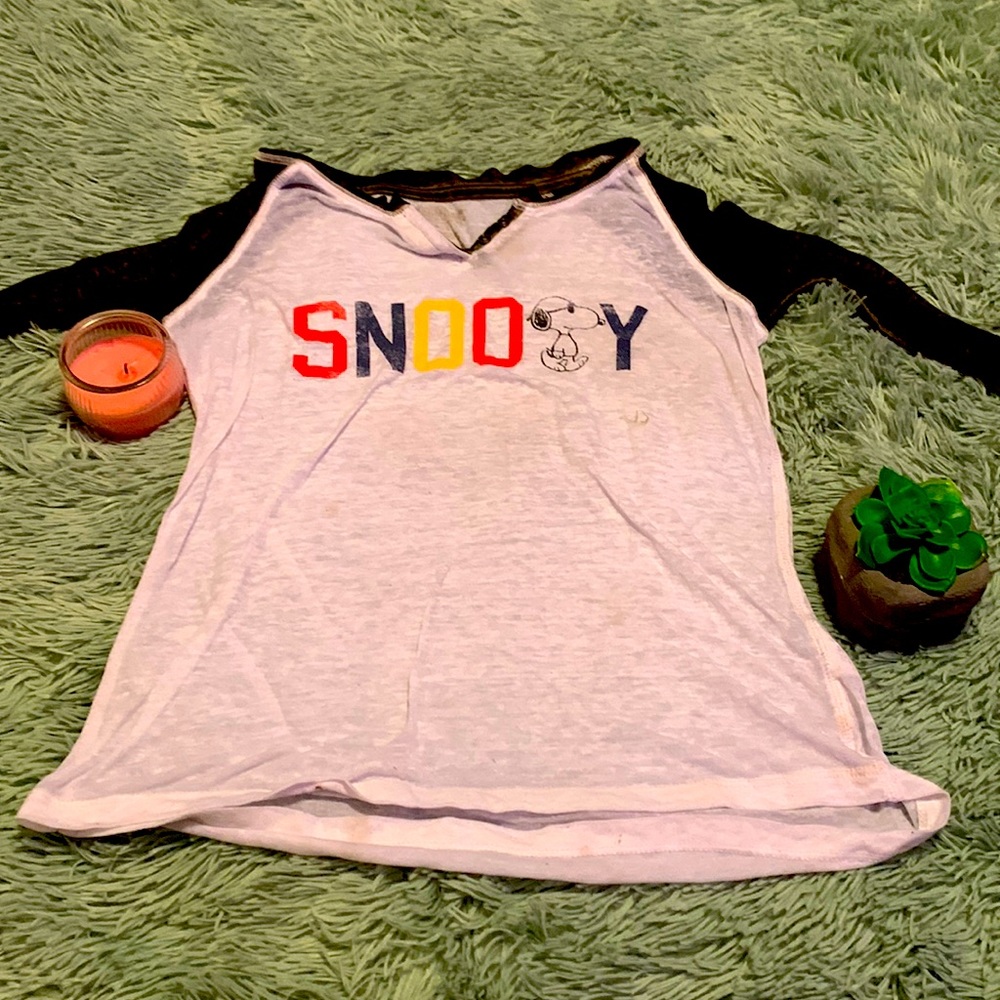 see through snoopy shirt.